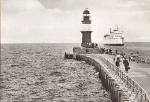 Warnemuende Baltic Sea ferry "Warnemuende" o 26.8.1975