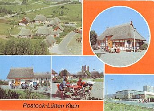 Luetten-Klein Rostock postcard o 28.3.1987
