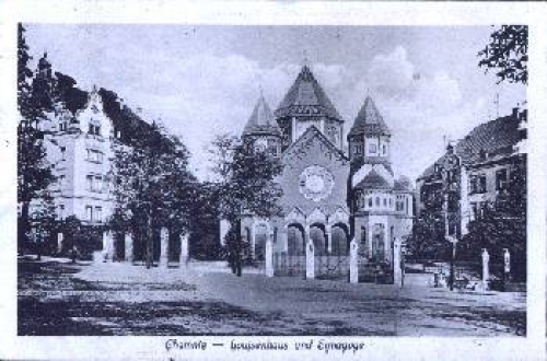 Chemnitz Louisenhaus and Synagogue o July 31, 1919