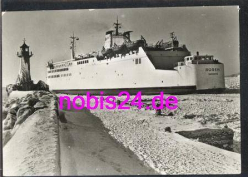 18546 Sassnitz Mole ferry "MS Rügen" o 13.2.1986