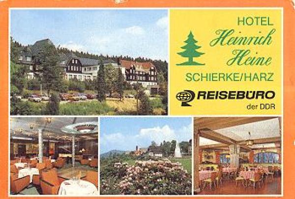 38879 Schierke Hotel Heinrich Heine o 9.9.1984