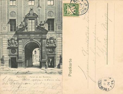 Munich Residence o June 11, 1904