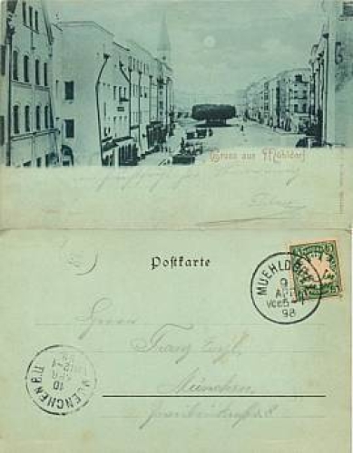 84453 Muehldorf moonlight card o 9.4.1898