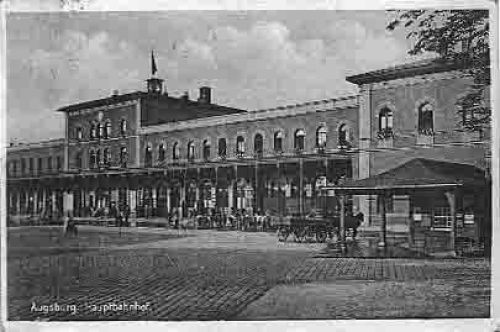 Augsburg main station o June 11, 1935