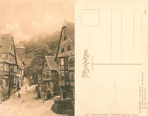 63897 Miltenberg Marktplatz  *ca. 1905