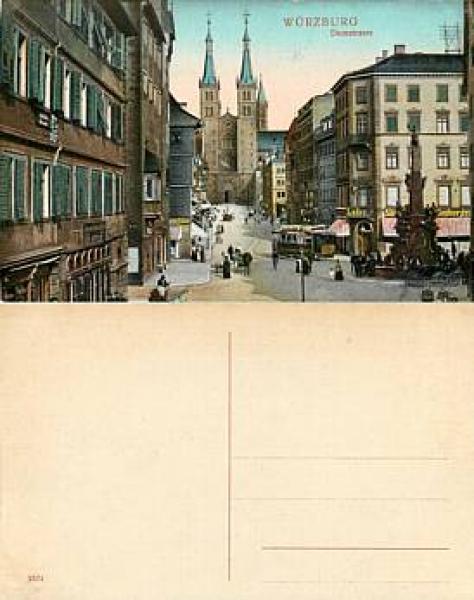 Wuerzburg Domstrasse  *ca.1917