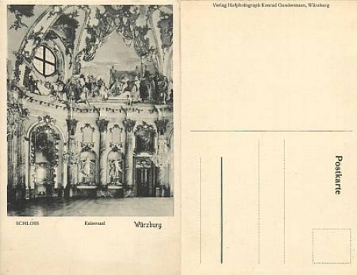 Würzburg Schloss Kaisersaal *ca.1910