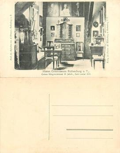 91541 Rothenburg Ortsmuseum  Buergerstube *ca.1907