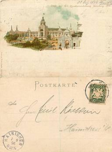 Nuremberg Litho state exhibition 1896 on September 1st, 1996