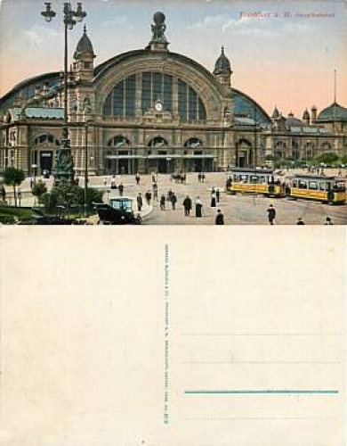 Frankfurt Main Central Station *ca.1917
