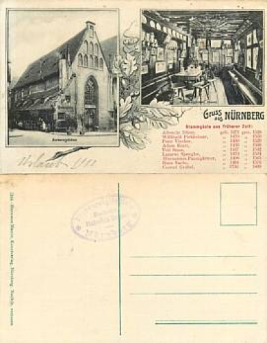 Nuernberg Bratwurstgloecklein  ca.1911