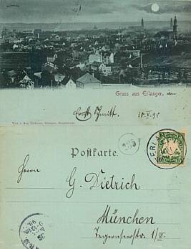 Erlangen moonlight card o 30.5.1898
