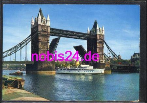 London Tower Bridge  Schiff o 23.11.1964