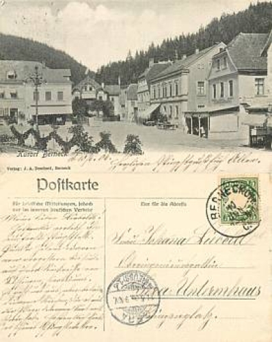 95460 Bad Berneck Markt o 10.7.1905