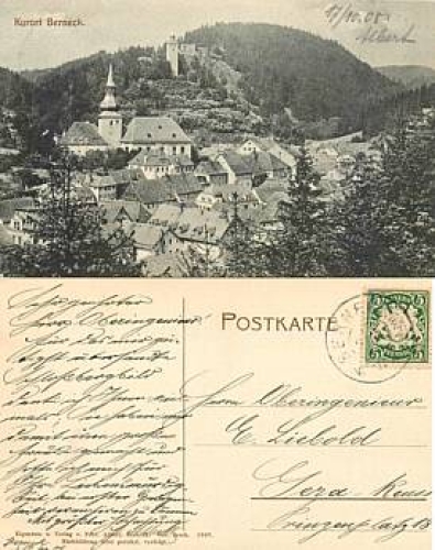 95460 Bad Berneck Verlag Ferd. Albert o 17.10.1908