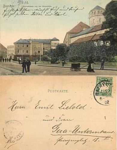 Bayreuth Opernstrasse o 29.3.1902