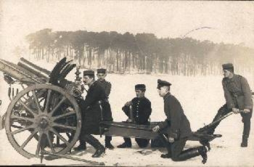German gunners gun WW1. br. ca.1915