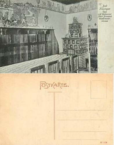 97688 Bad Kissingen Cafe "Fürst Bismarck" *ca.1910