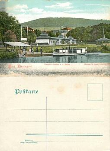 97688 Bad Kissingen Dampfer Station *ca.1900