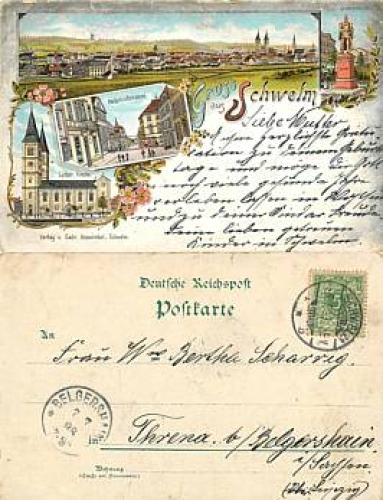 58332 Schwelm Litho o 7.7.1898