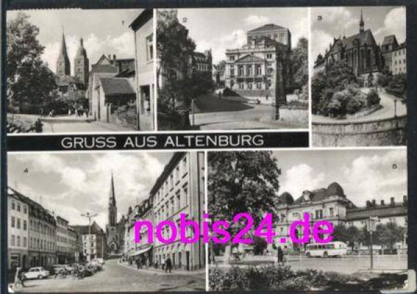 04600 Altenburg Bahnhof Kirche o 24.9.1977