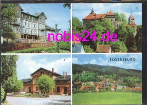 98716 Elgersburg Bahnhof Schloss Heim o 6.6.1972