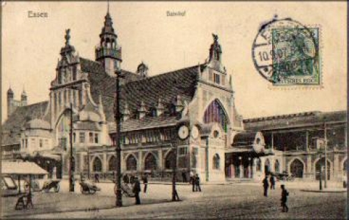 Essen train station o 11.9.1907