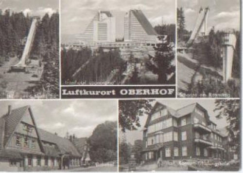 98559 Oberhof Skischanze Bahnhof o 29.9.1972