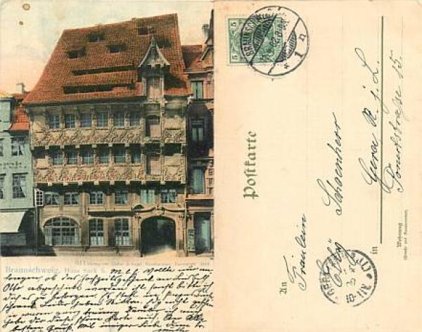 Braunschweig Haus Sack 5 o 11.4.1902