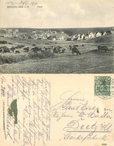 37444 Braunlage im Harz o 12.6.1911