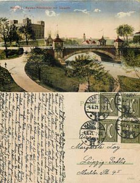 St. Pauli Hamburg Kersten Milesbrücke o 4.6.1921