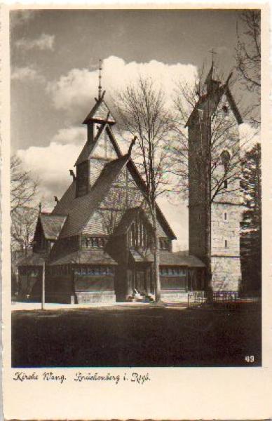 Brückenberg  Church Wang Silesia * ca. 1930