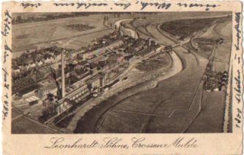 08129 Crossen Mulde Leonhard Sohne Luftansicht o 2.12.1933