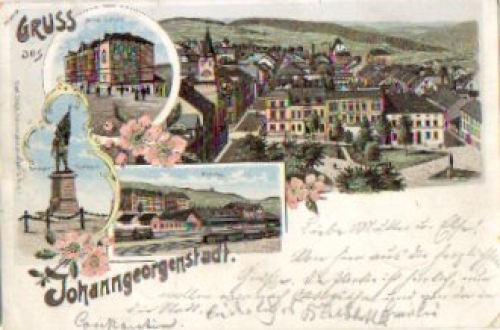 08349 Johanngeorgenstadt Bahnhof Litho o 31.8.1903