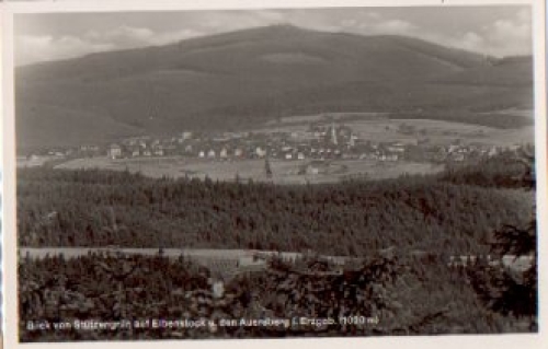 08309 Stutzengrun mit Eibenstock und Auersberg * ca. 1940