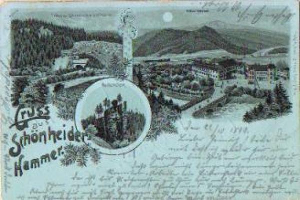 08309 Schonheider-Hammer Litho o 23.10.1899