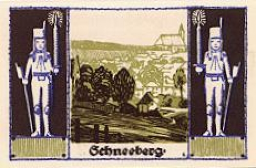08289 Schneeberg city emergency money worth 50 pfennigs 1921