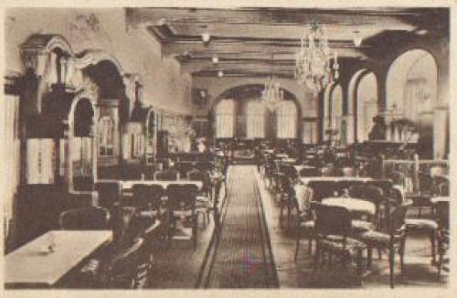 08280 Aue Confectionery and Cafe W. Temper interior, * about 1925