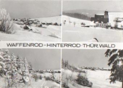 98666 Waffenrod-Hinterrod Winter gebr. ca. 1979