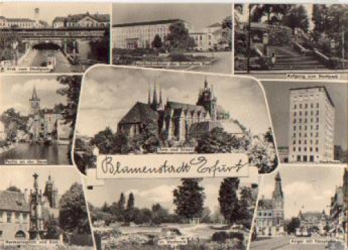 Erfurt postcard o 7.11.1964