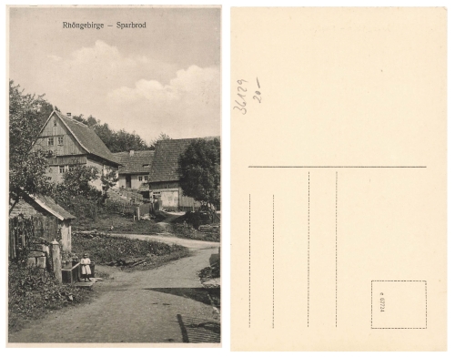 36129 Sparbrod Rhoen *ca.1930