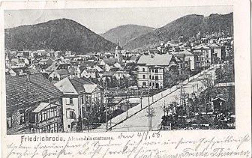 99894 Friedrichroda Alexandrinenstrasse o 4.8.1906