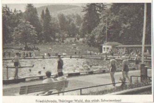 99894 Friedrichroda Schwimmbad * ca. 1950