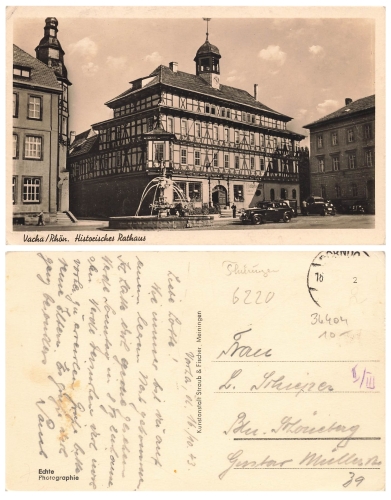 36404 Vacha Rhoen Rathaus o 16.10.1943