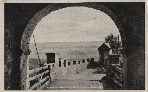 Eisenach Wartburg, Blick von der Zugbrücke o 10.8.1954