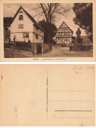 36433 Moehra Lutherdenkmal *ca.1920