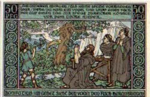 99885 Ohrdruf city emergency money 50 pfennigs 1921