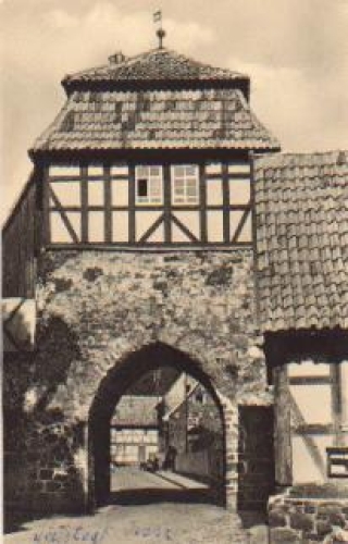 99762 Neustadt Harz Altes Tor o 24.7.1979 Karte aus 1962