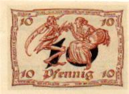 99310 Arnstadt city emergency money worth 10 pfennigs 1921