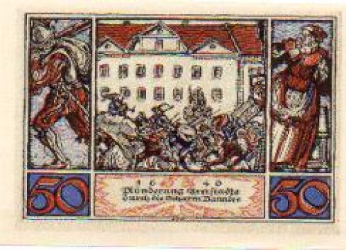 99310 Arnstadt city emergency money 50 pfennigs 1921